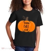 Happy Fall Y'all Pumpkin  Kids T-Shirt thumb 2