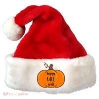 Happy Fall Y'all Pumpkin  Santa Hat thumb 0