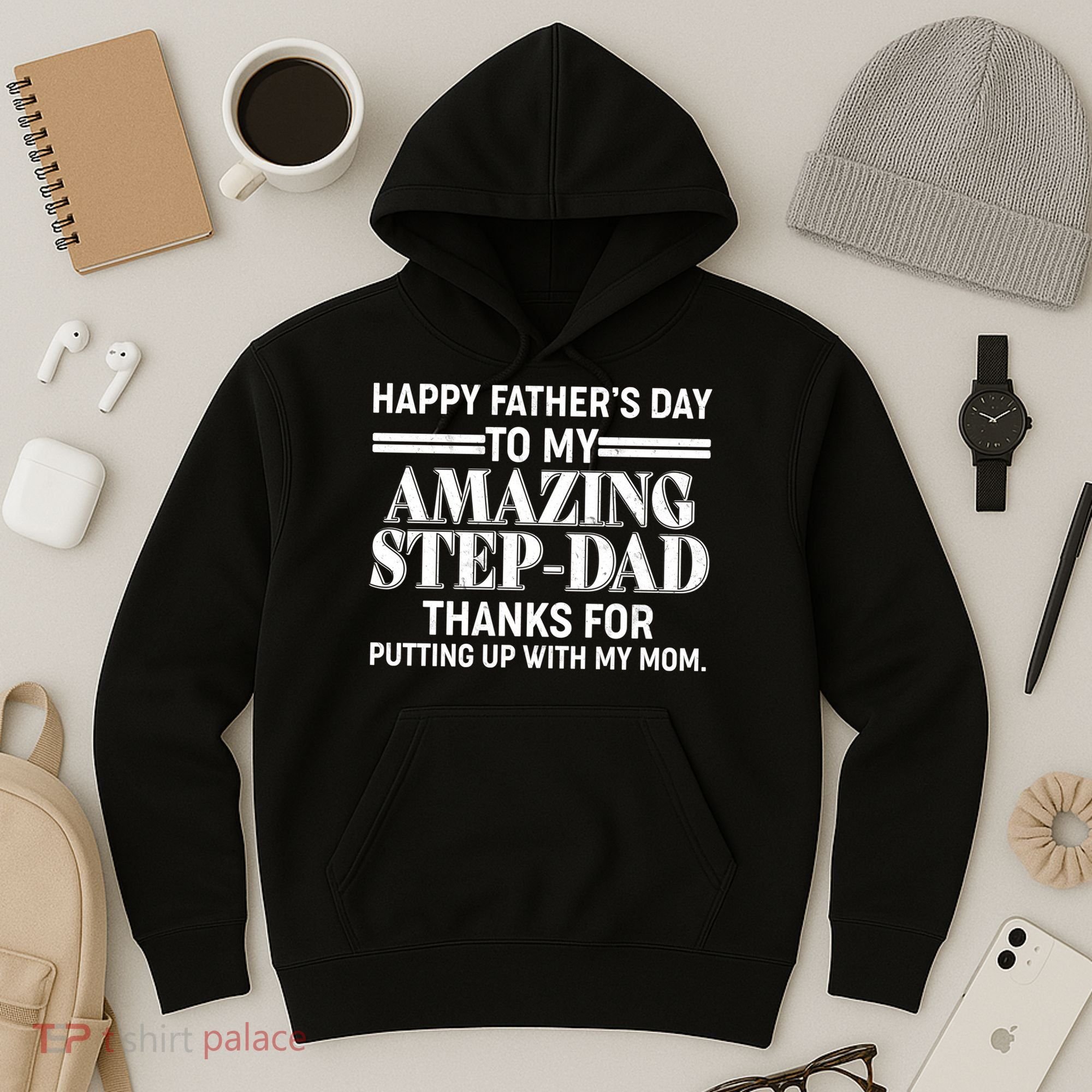 Happy Father's Day Amazing Step Dad Hoodie