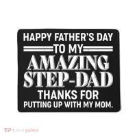 Happy Father's Day Amazing Step Dad Mousepad thumb 0