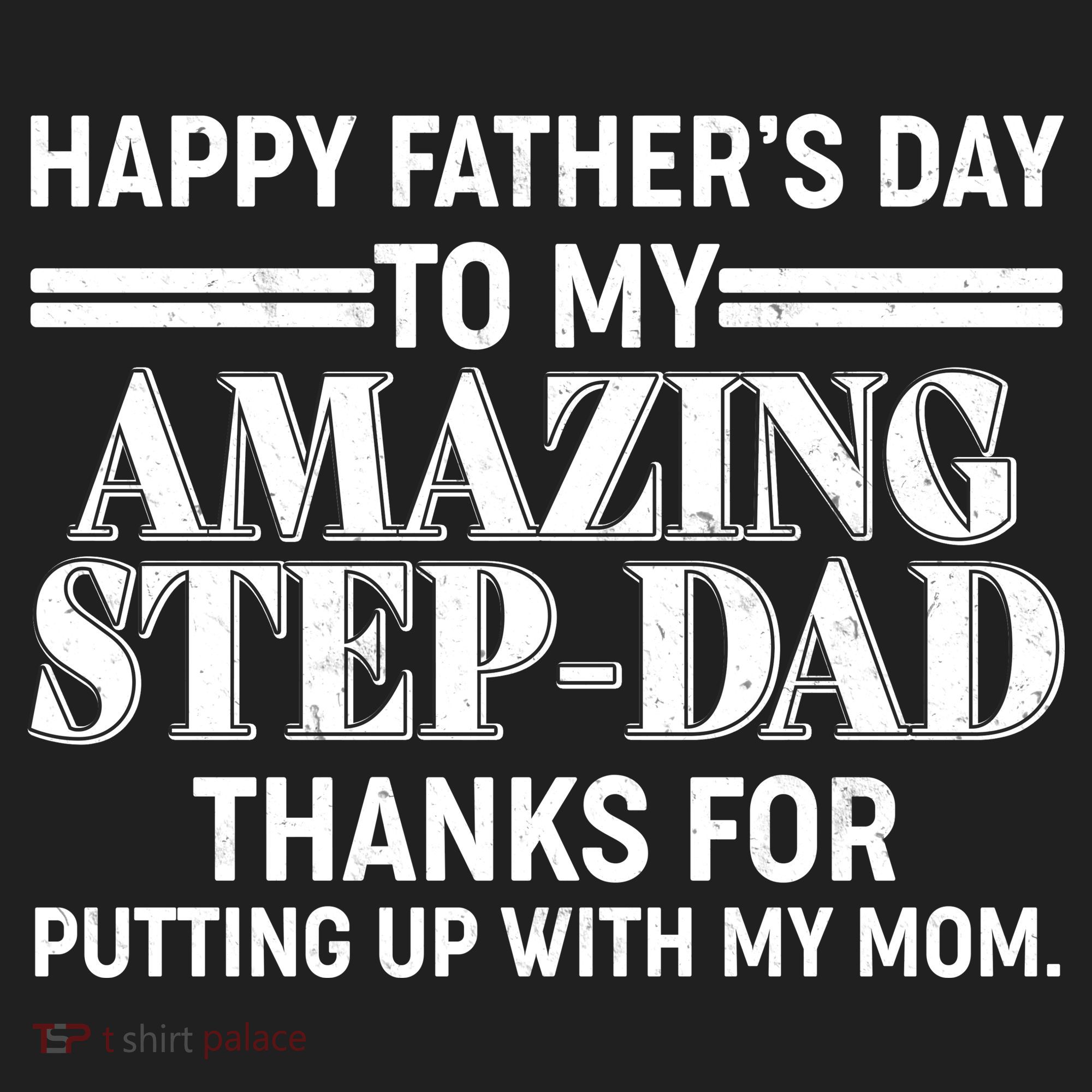 Happy Father's Day Amazing Step Dad Golf Towel