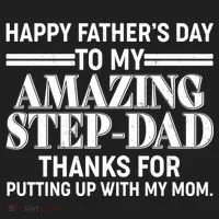 Happy Father's Day Amazing Step Dad Golf Towel thumb 3