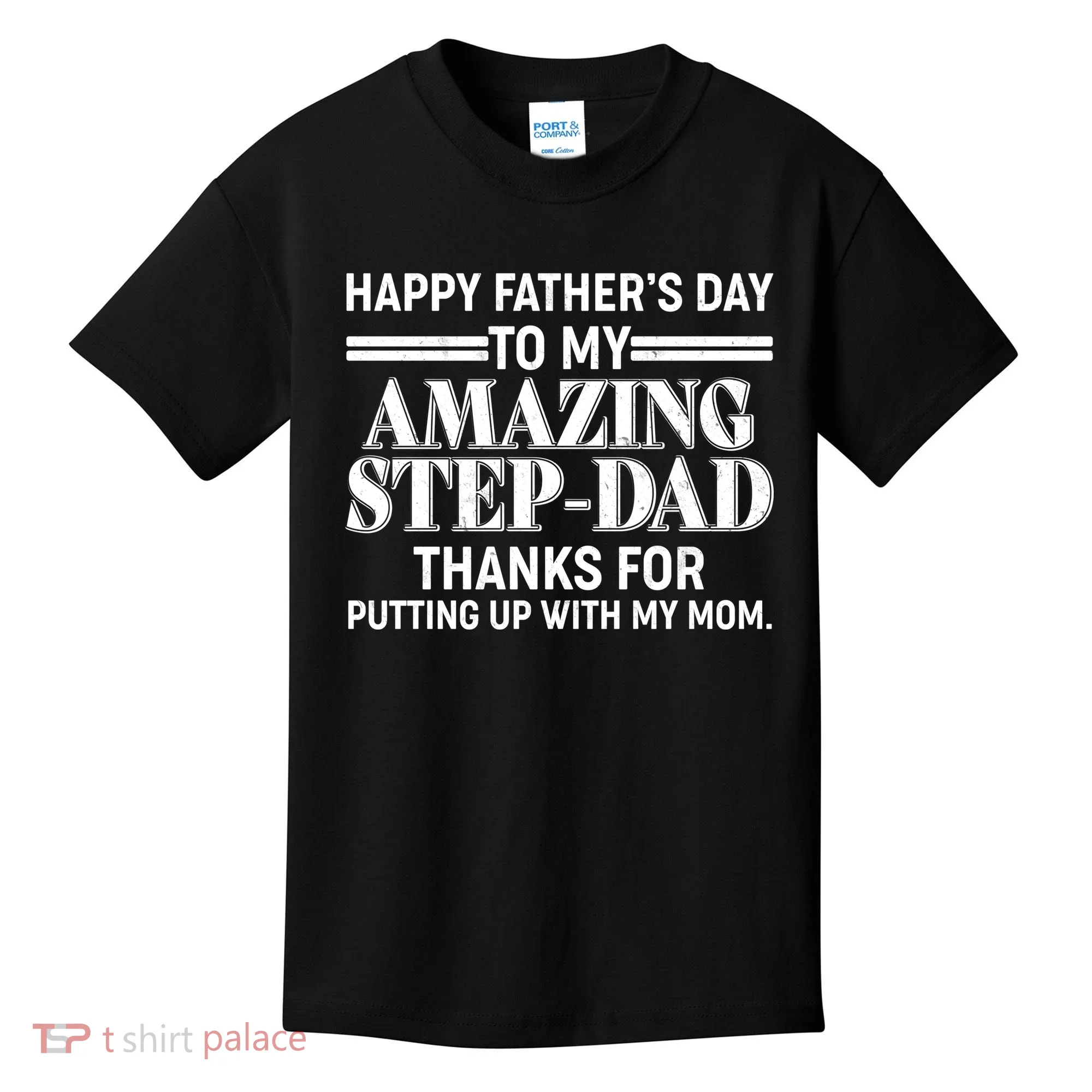 Happy Father's Day Amazing Step Dad Kids T-Shirt