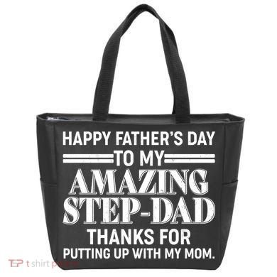 Happy Father's Day Amazing Step Dad Tote Bag