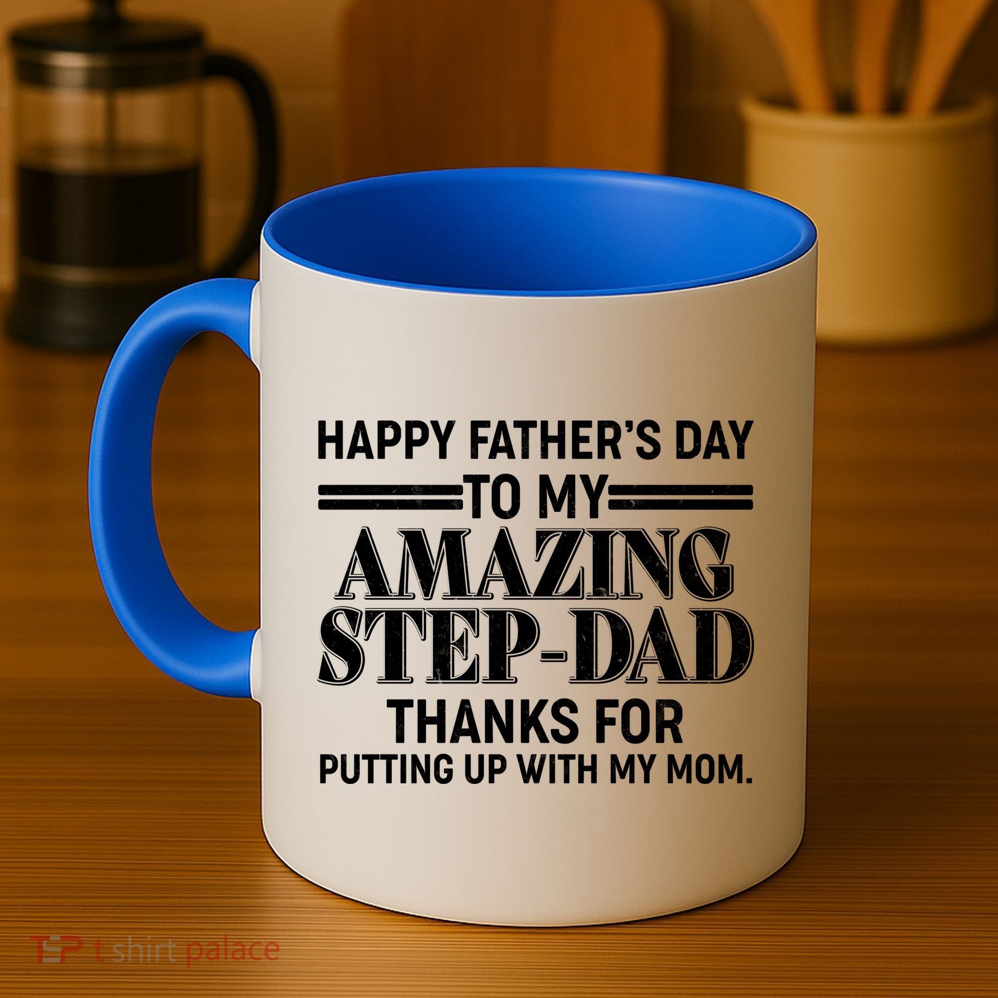 Happy Father's Day Amazing Step Dad Coffee Mug