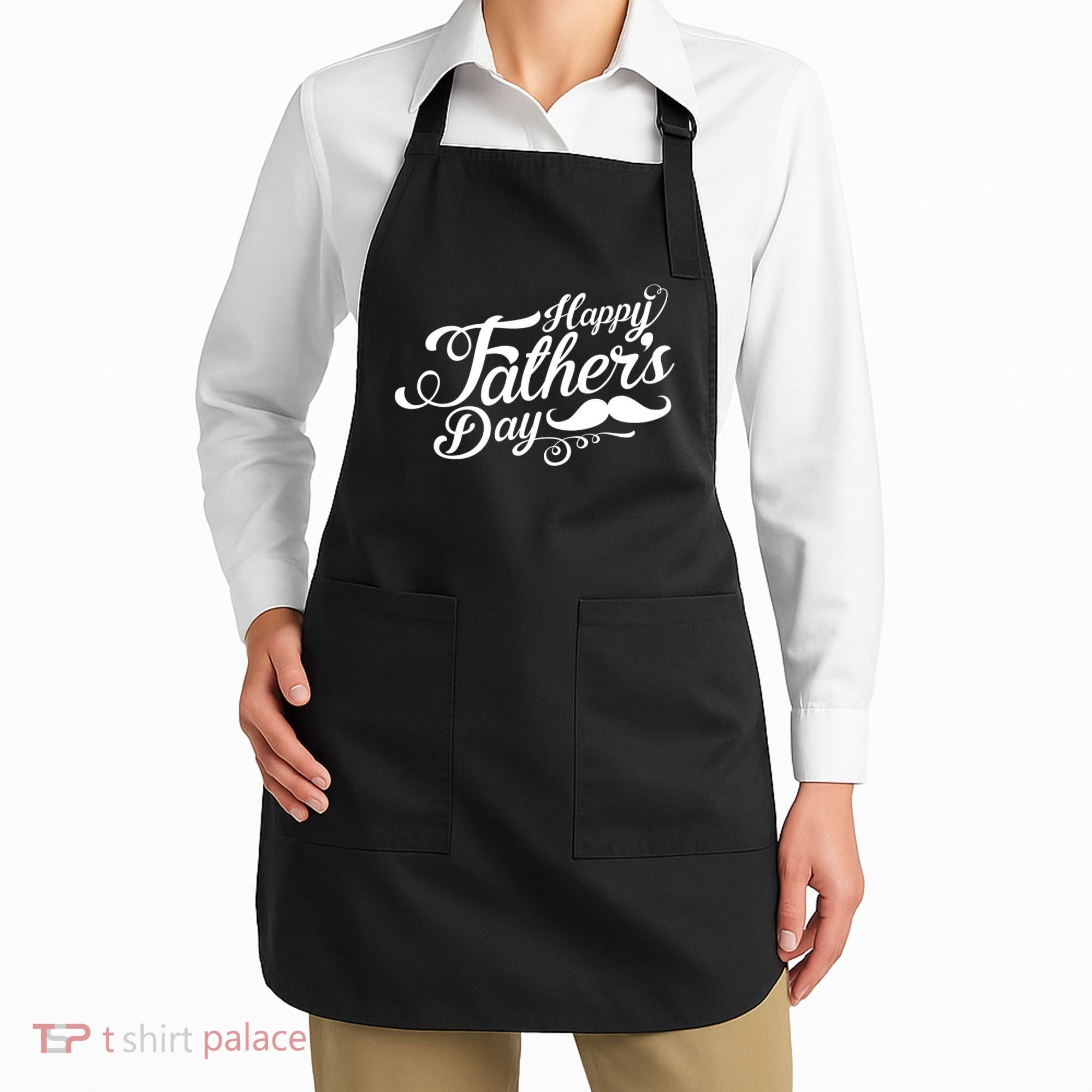Happy Father's Day Fancy Mustache  Apron