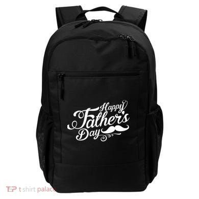 Happy Father's Day Fancy Mustache  Backpack