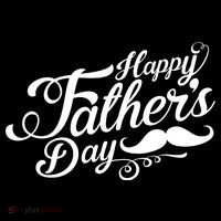Happy Father's Day Fancy Mustache  Button thumb 1