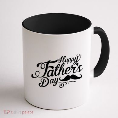 Happy Father's Day Fancy Mustache  Coffee Mug back