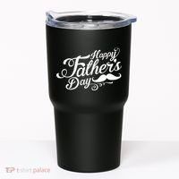 Happy Father's Day Fancy Mustache  Tumbler thumb 0