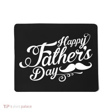 Happy Father's Day Fancy Mustache  Mousepad