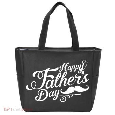 Happy Father's Day Fancy Mustache  Tote Bag