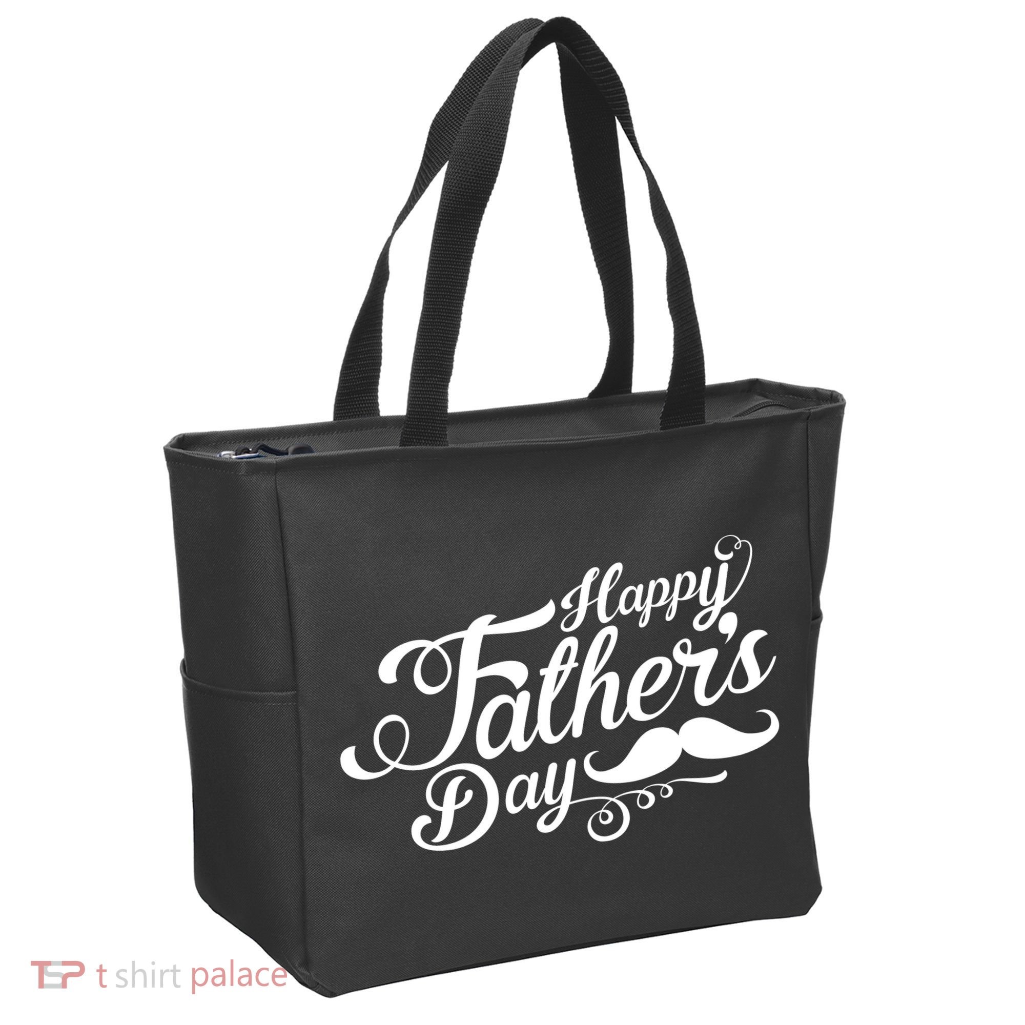 Happy Father's Day Fancy Mustache  Tote Bag