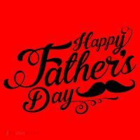 Happy Father's Day Fancy Mustache  Santa Hat thumb 1
