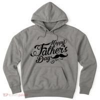 Happy Father's Day Fancy Mustache  Hoodie thumb 0