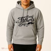 Happy Father's Day Fancy Mustache  Hoodie thumb 2