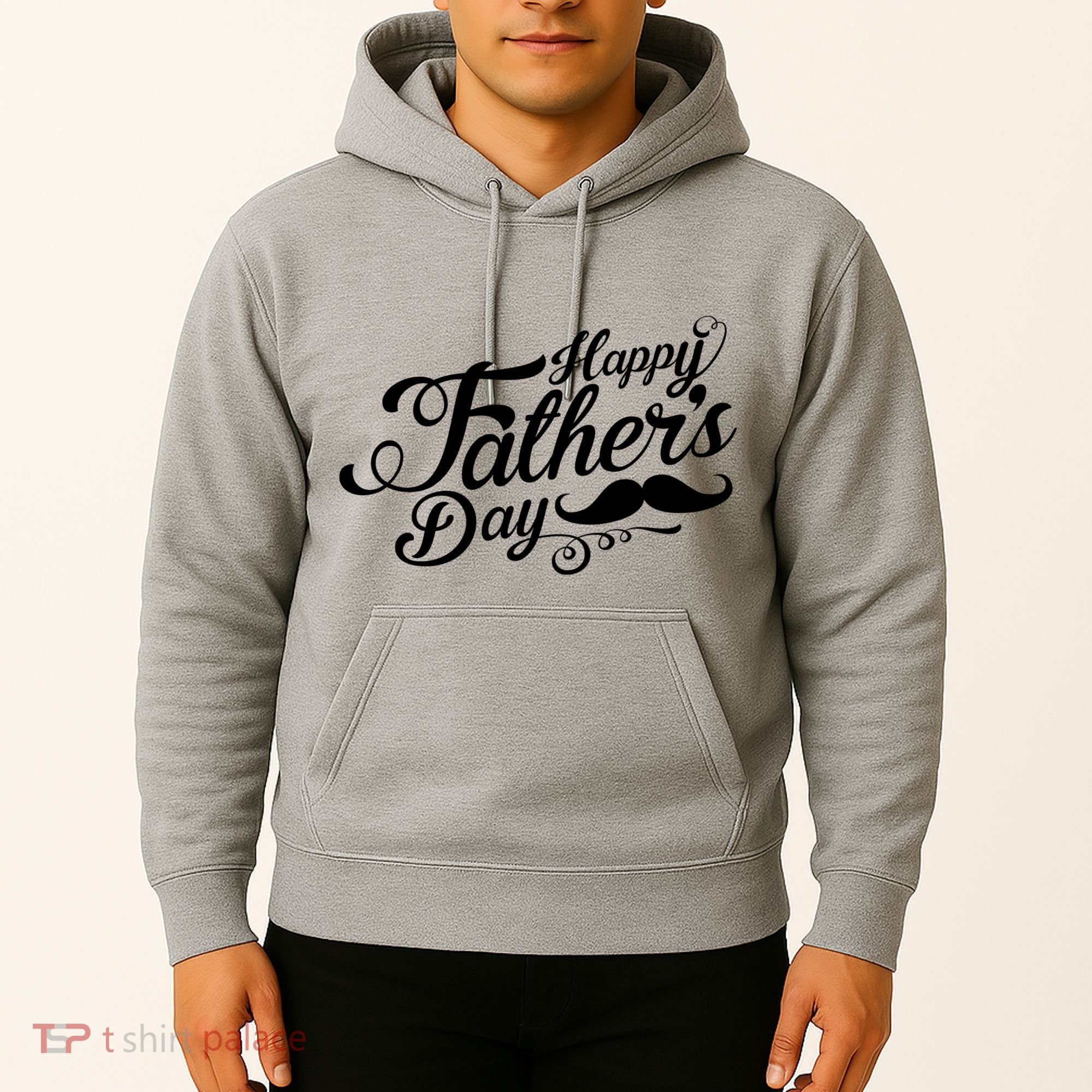 Happy Father's Day Fancy Mustache  Hoodie