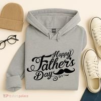 Happy Father's Day Fancy Mustache  Hoodie thumb 4