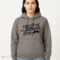 Happy Father's Day Fancy Mustache  Hoodie thumb 5