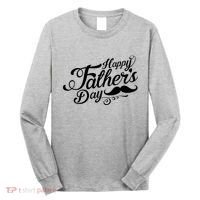 Happy Father's Day Fancy Mustache  Long Sleeve Shirt thumb 0