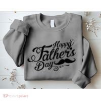 Happy Father's Day Fancy Mustache  Sweatshirt thumb 2