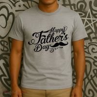 Happy Father's Day Fancy Mustache  T-Shirt thumb 3
