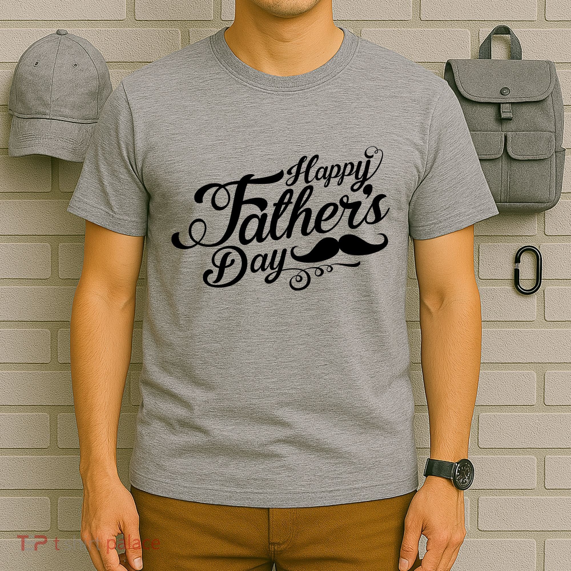 Happy Father's Day Fancy Mustache  T-Shirt