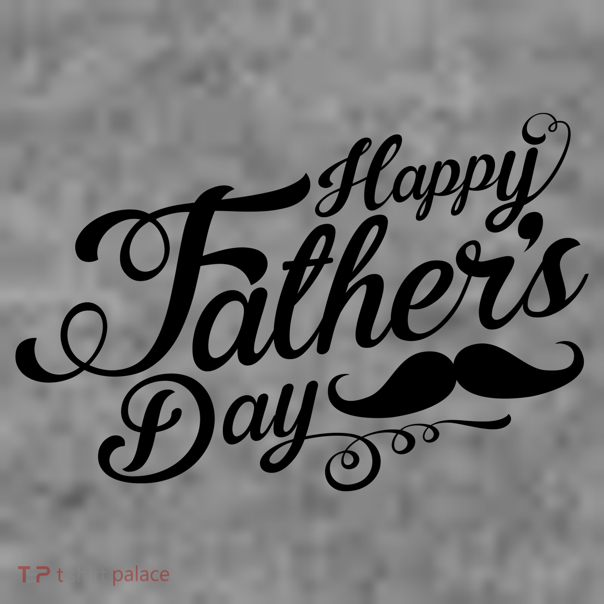 Happy Father's Day Fancy Mustache  Toddler Hoodie