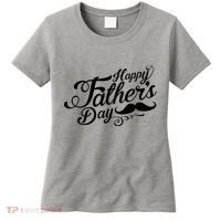 Happy Father's Day Fancy Mustache  Women's T-Shirt thumb 0