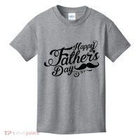 Happy Father's Day Fancy Mustache  Kids T-Shirt thumb 0