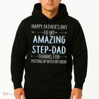 Happy Father's Day To My Amazing Step-Dad Hoodie thumb 2