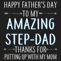 Happy Father's Day To My Amazing Step-Dad Beanie thumb 2