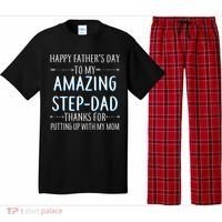 Happy Father's Day To My Amazing Step-Dad Pajama Set thumb 0