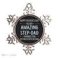 Happy Father's Day To My Amazing Step-Dad Ornament thumb 0