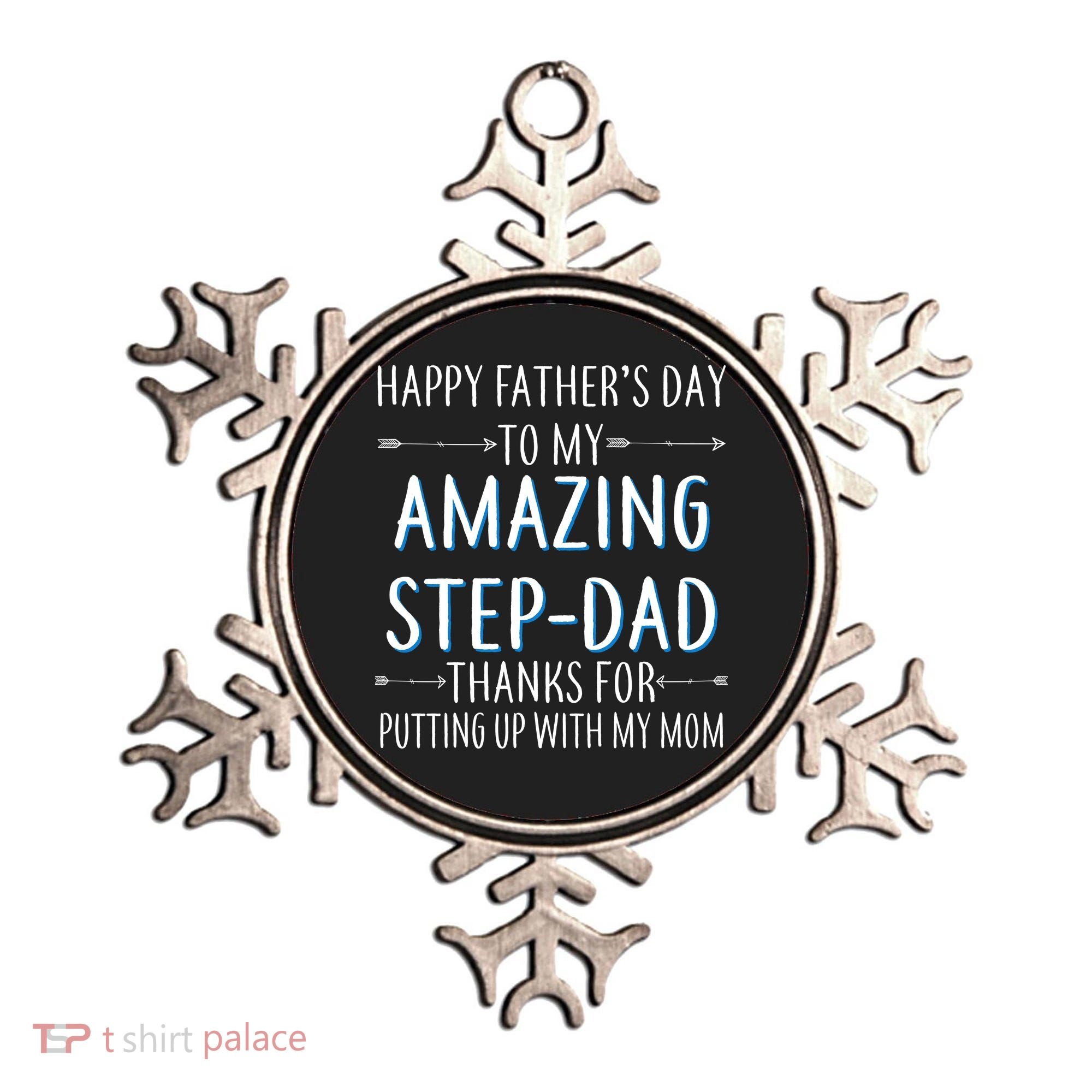 Happy Father's Day To My Amazing Step-Dad Ornament