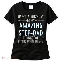Happy Father's Day To My Amazing Step-Dad Women's T-Shirt thumb 0