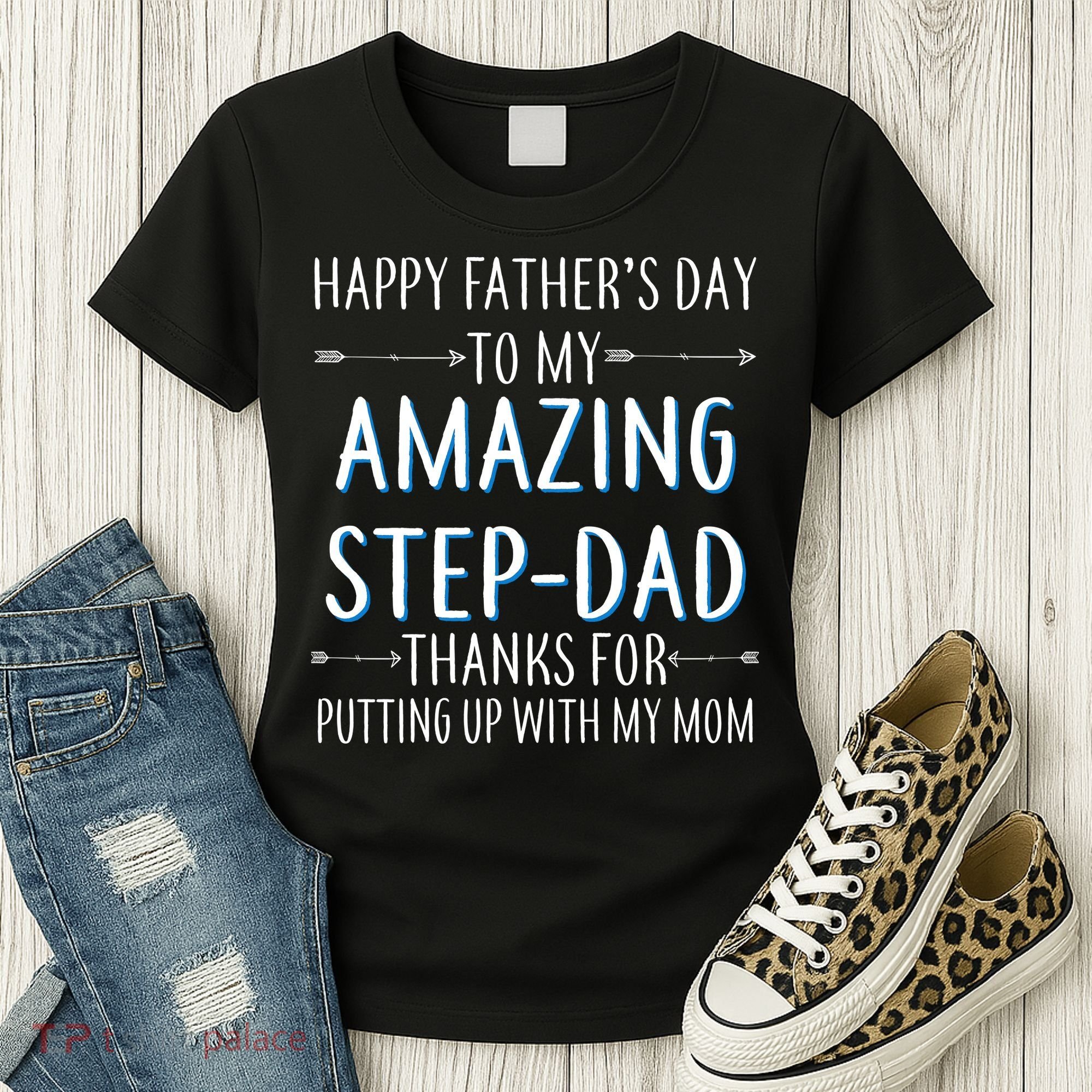 Happy Father's Day To My Amazing Step-Dad Women's T-Shirt