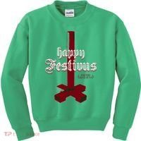 Happy Festivus For The Rest Of Us Christmas Kids Sweatshirt thumb 0