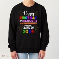 Happy First Day Of Kindergarten Future Class Of 2034 Women's Sweatshirt thumb 0
