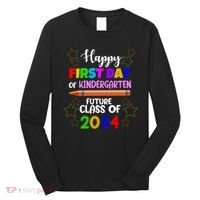 Happy First Day Of Kindergarten Future Class Of 2034 Long Sleeve Shirt thumb 0