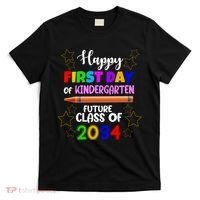 Happy First Day Of Kindergarten Future Class Of 2034 T-Shirt thumb 0