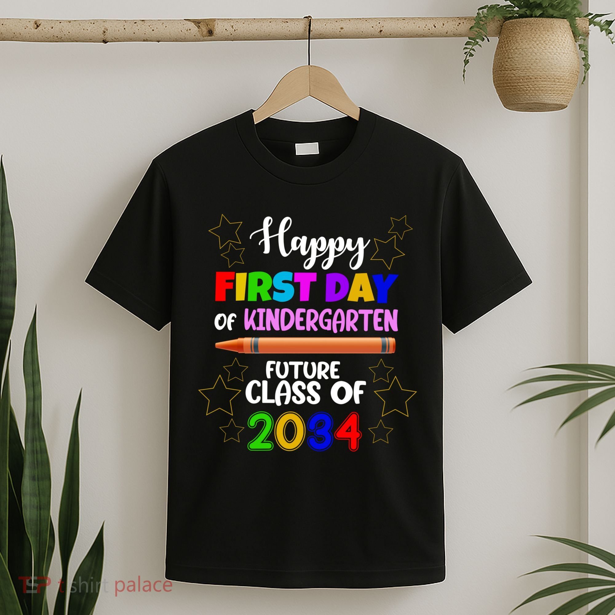 Happy First Day Of Kindergarten Future Class Of 2034 T-Shirt