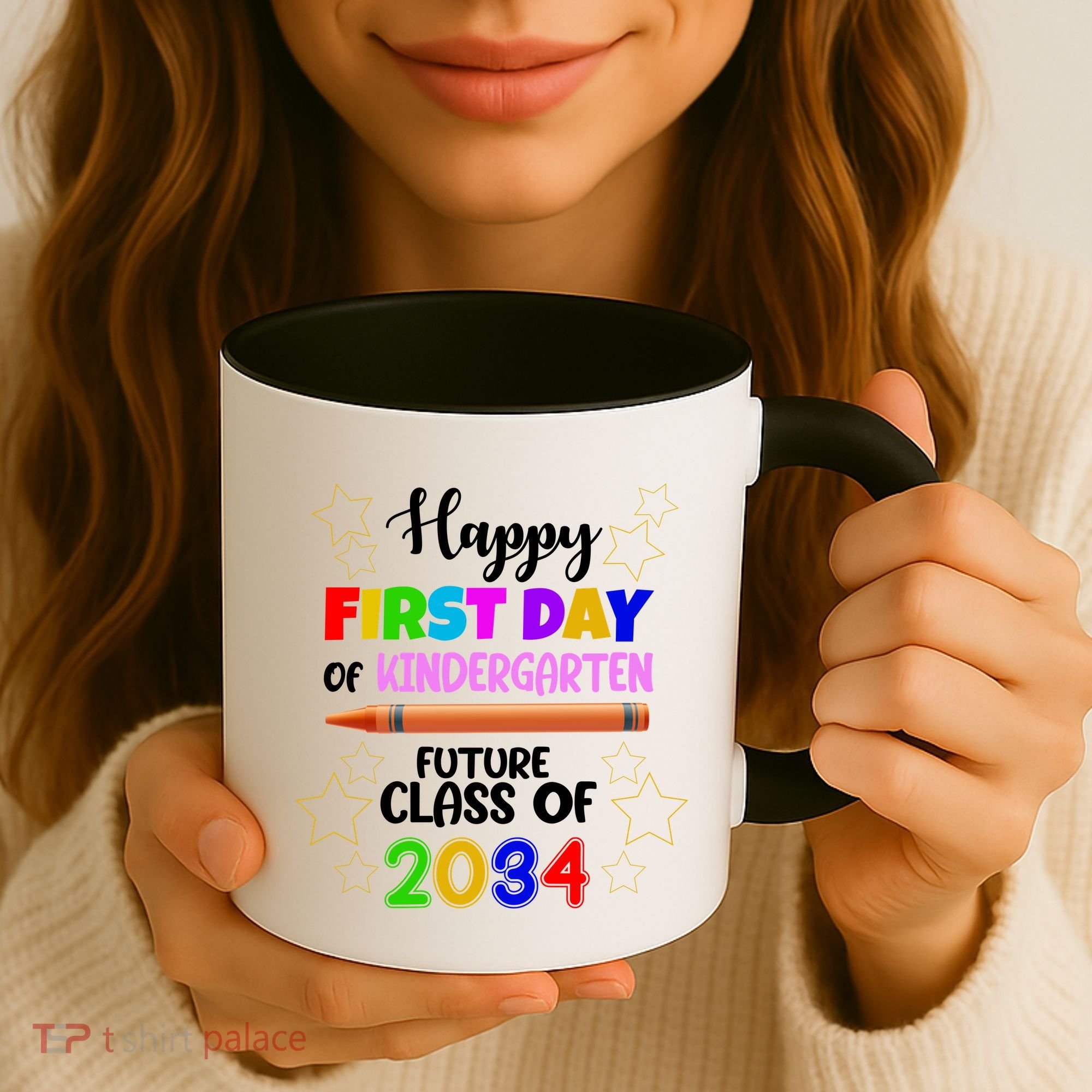 Happy First Day Of Kindergarten Future Class Of 2034 Coffee Mug
