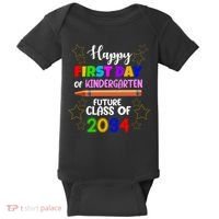 Happy First Day Of Kindergarten Future Class Of 2034 Baby Bodysuit thumb 0