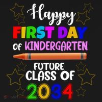 Happy First Day Of Kindergarten Future Class Of 2034 Baby Bodysuit thumb 2