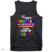 Happy First Day Of Kindergarten Future Class Of 2034 Tank Top thumb 0