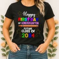 Happy First Day Of Kindergarten Future Class Of 2034 Women's T-Shirt thumb 2