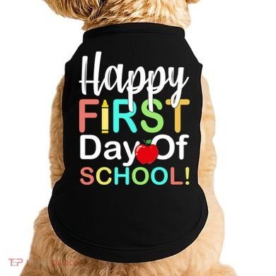 Happy First Day Of School Doggie Tank