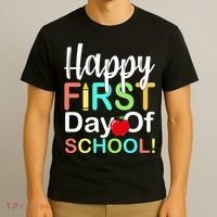 Happy First Day Of School T-Shirt thumb 3
