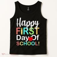 Happy First Day Of School Tank Top thumb 2